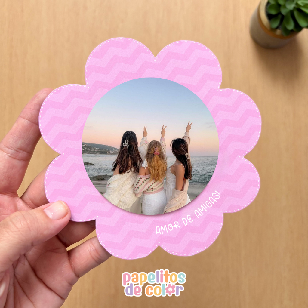 💛 Porta Retratos Imprimibles - Día del Amigo
