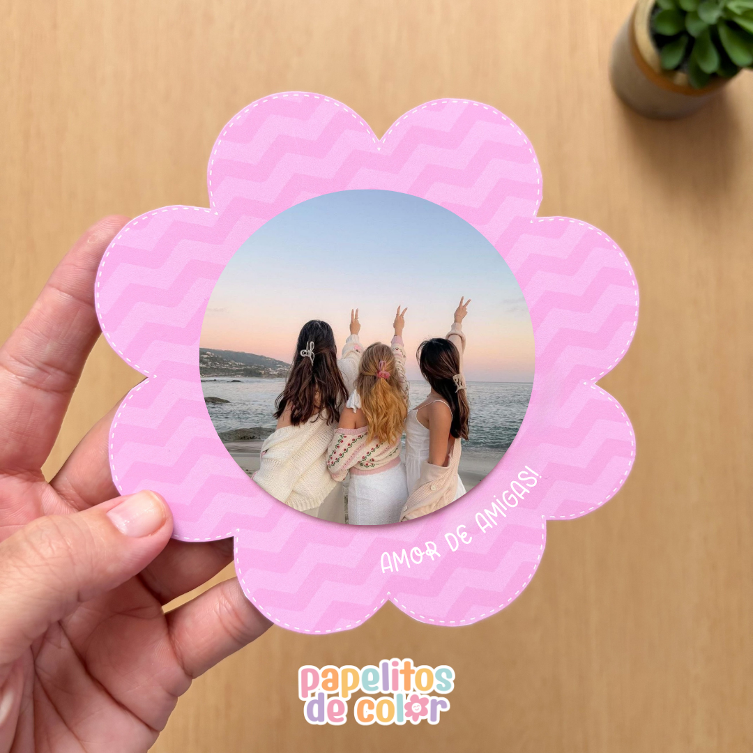💛 Porta Retratos Imprimibles - Día del Amigo