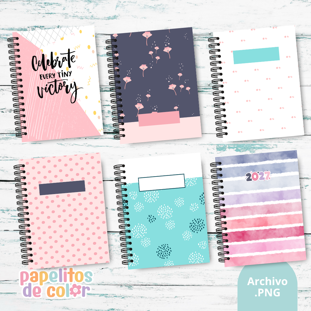 📒 Pack de 25 Portadas – Kit 43 ✨