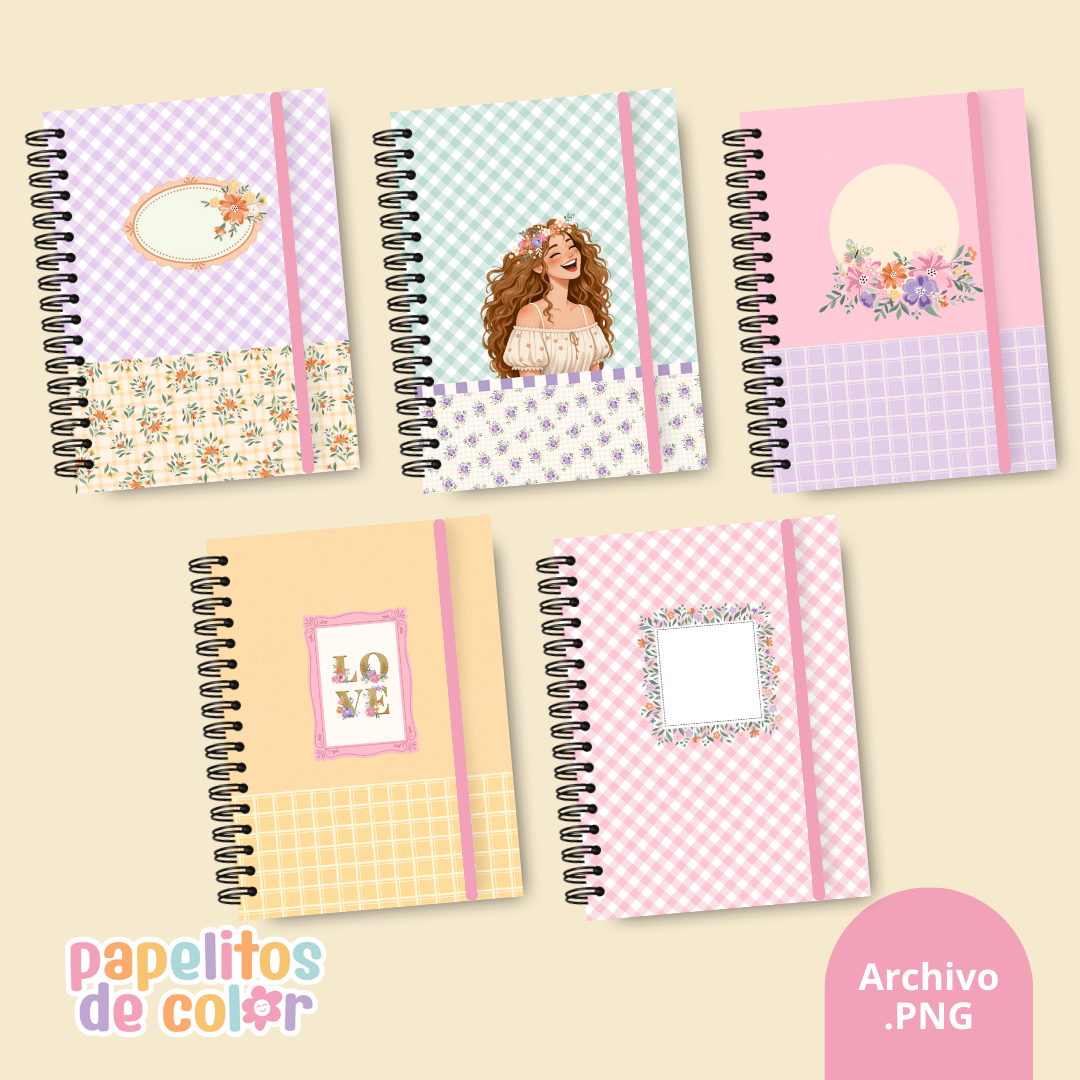 🌷 Pack de 28 Portadas - Kit 25✨