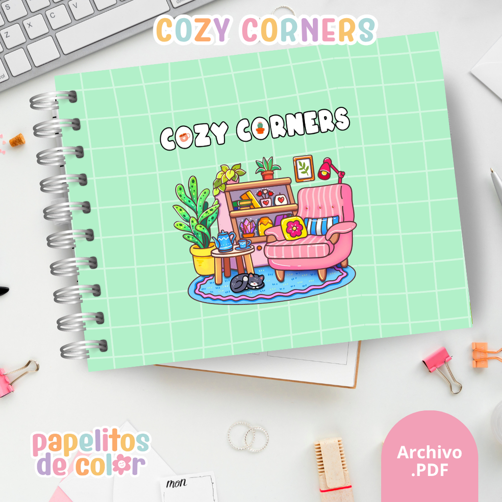 🎨 Libro para Pintar – Cozy Corners