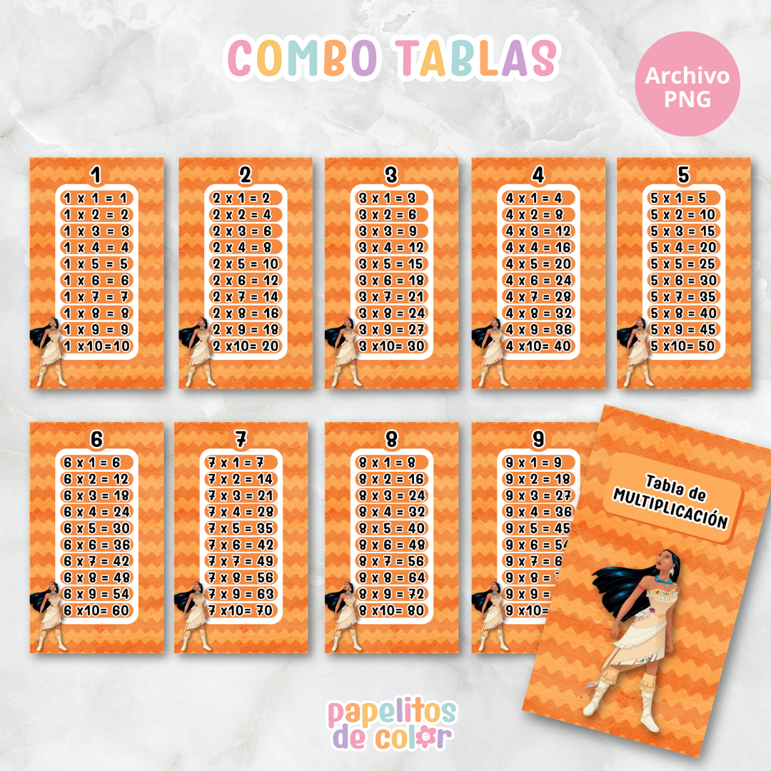 📚✨ Tablas para Multiplicar – Vol. 7 ✨📚