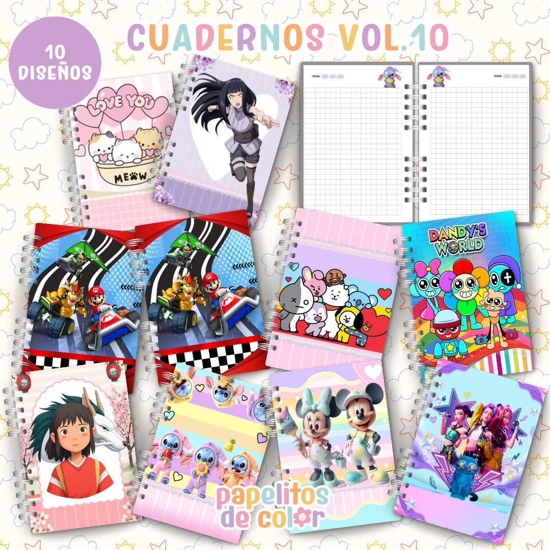 ✨ Cuadernos Animados Vol. 10 📒💖