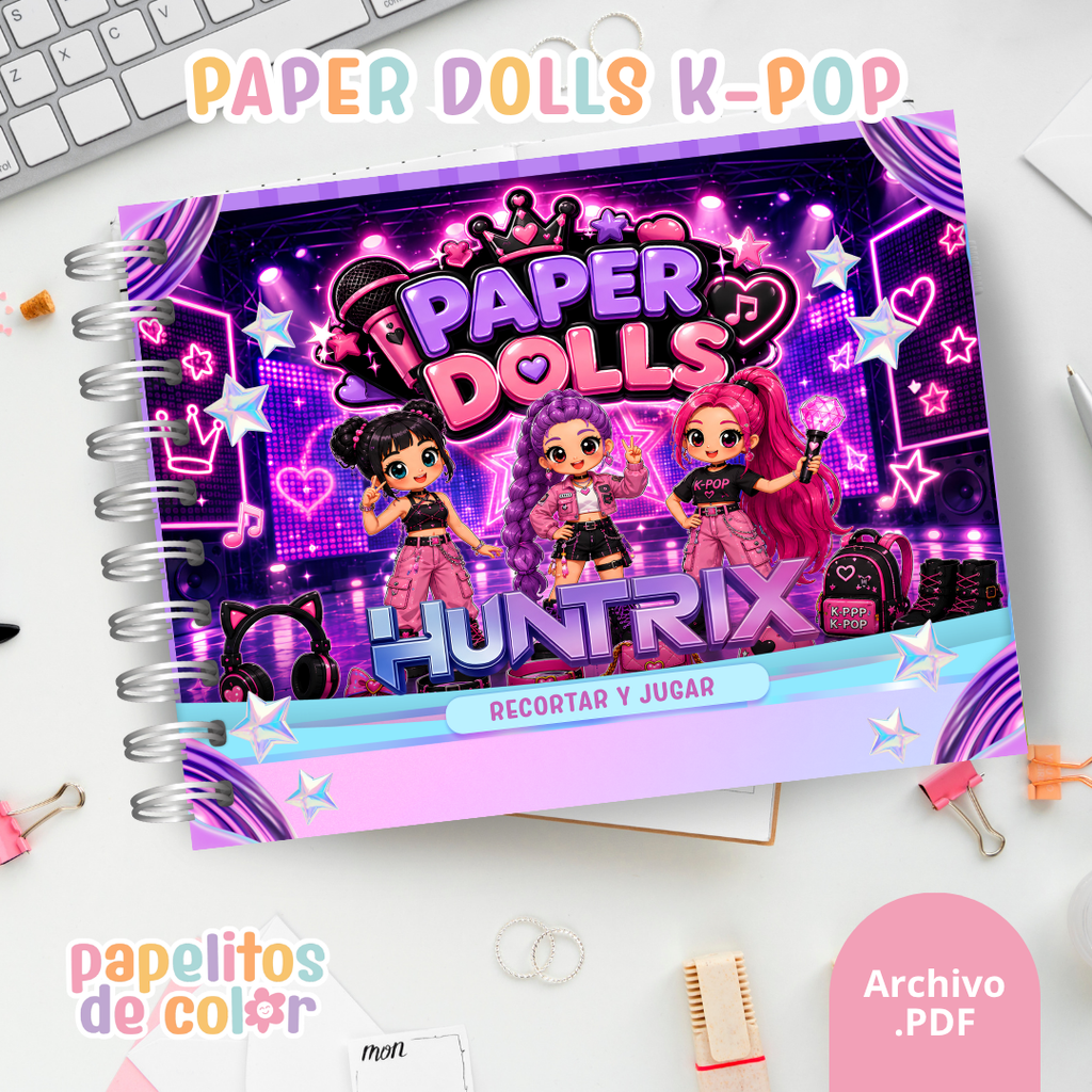 🎤💜 ¡Paper Dolls K-Pop! ✨🎶
