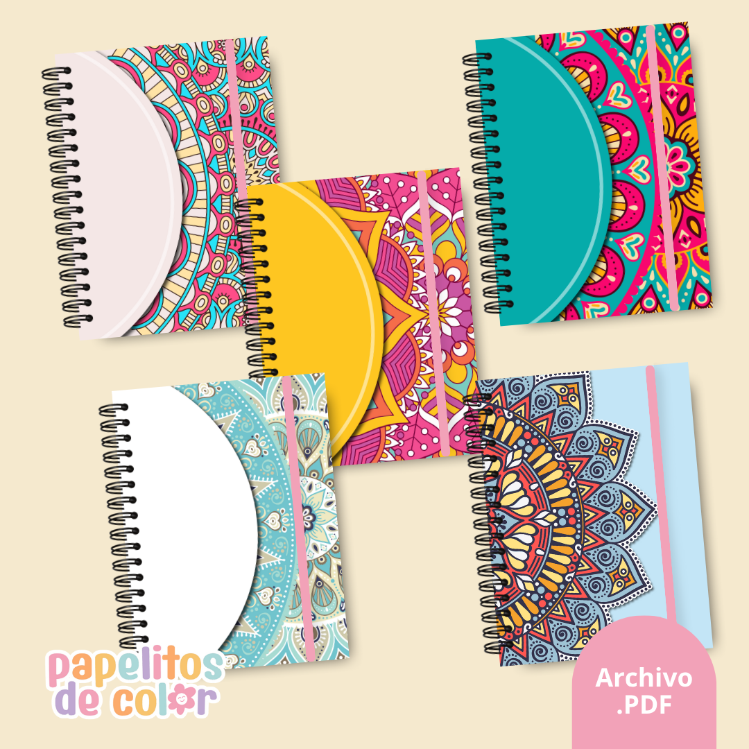 🌀 Pack 25 Portadas Mandalas