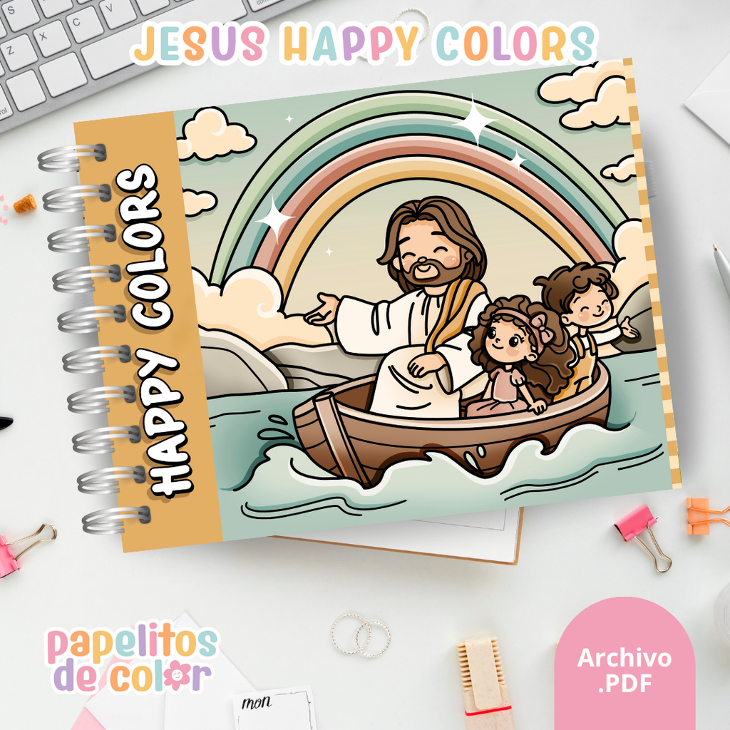 📘 Libro para Pintar – Jesús✨