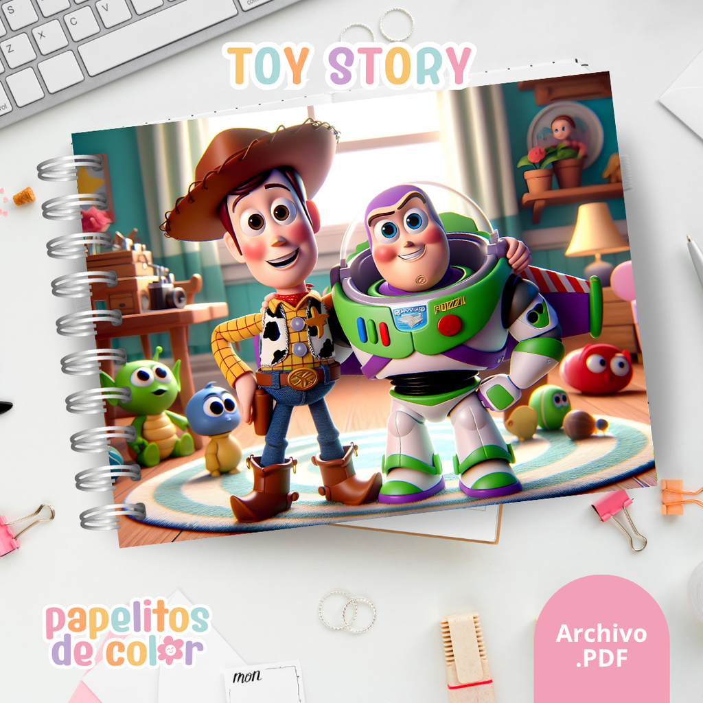 📚 Libro para Pintar Toy Story🖍️