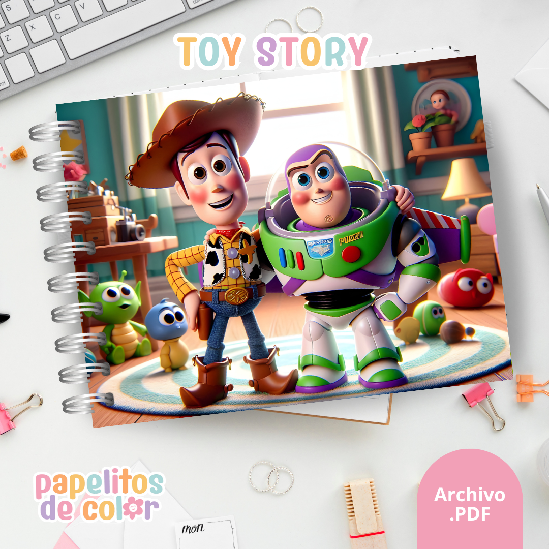 📚 Libro para Pintar Toy Story🖍️