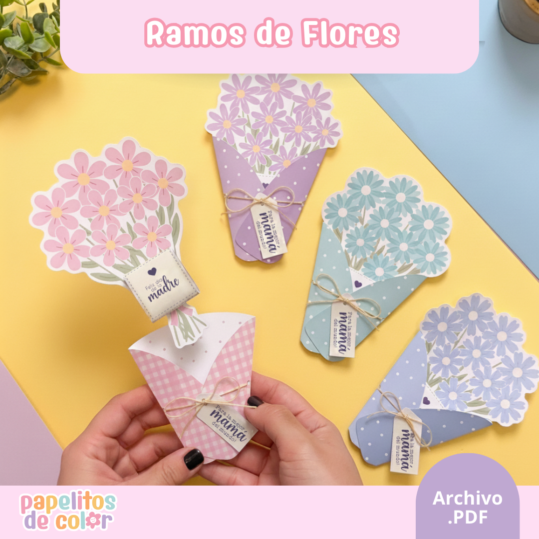 Ramo de Flores – Día de la Madre 🌷💗