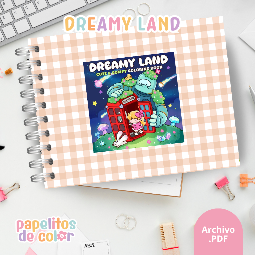 ☁️✨ Cuaderno para pintar Dreamy Land ✨🎨