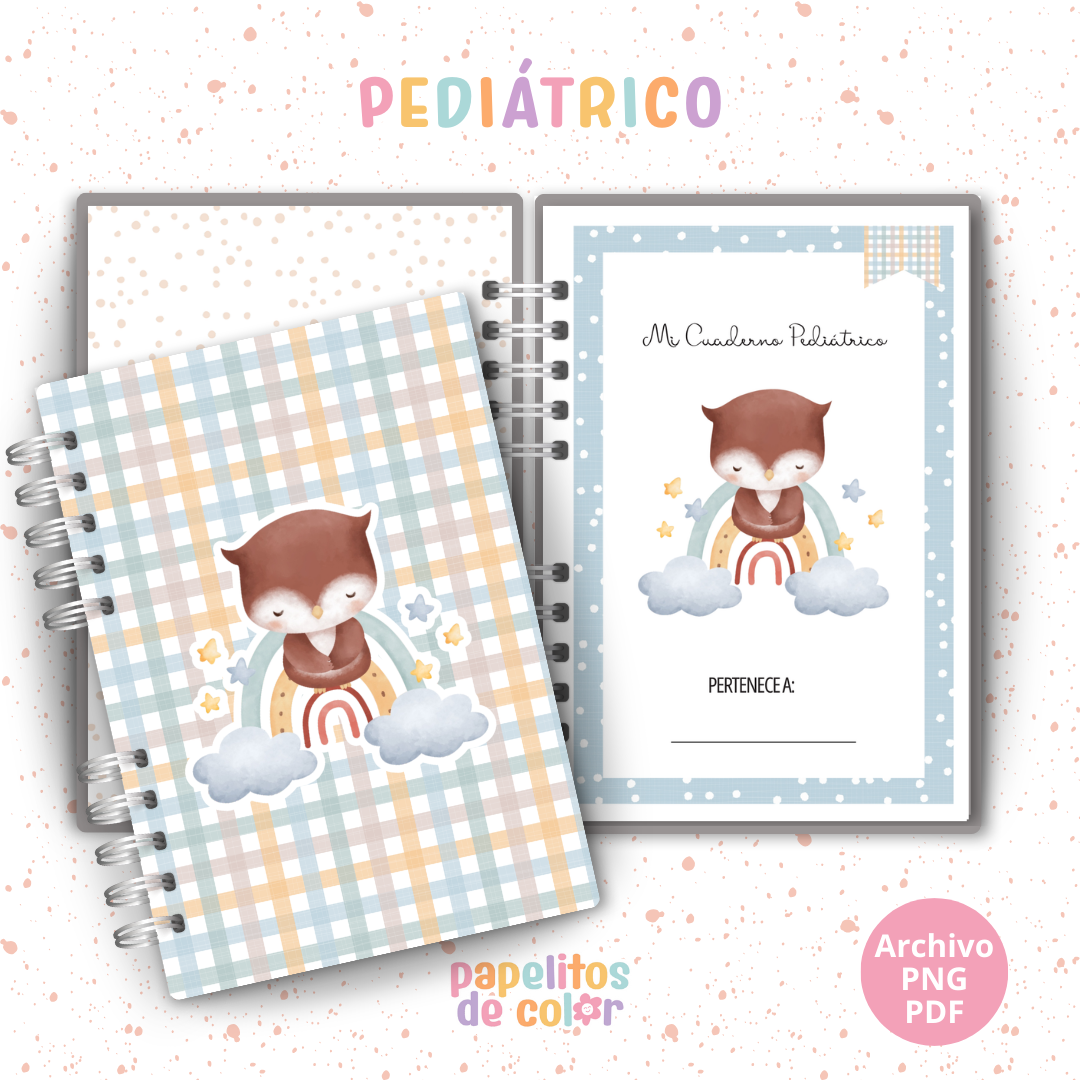 🦉 Cuaderno Pediátrico - Buhito 💙