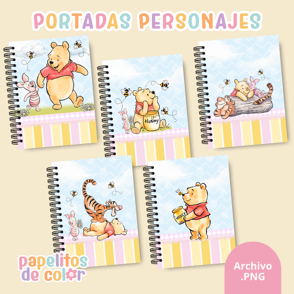 📚✨ Combo Portadas Personajes – Vol. 7 🎨💖