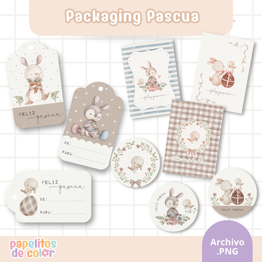 🐰 Packaging para Pascuas - Romantic✨