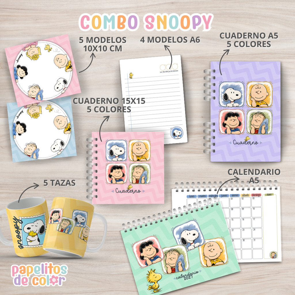 🐶💛 Combo Snoopy 🎀✨