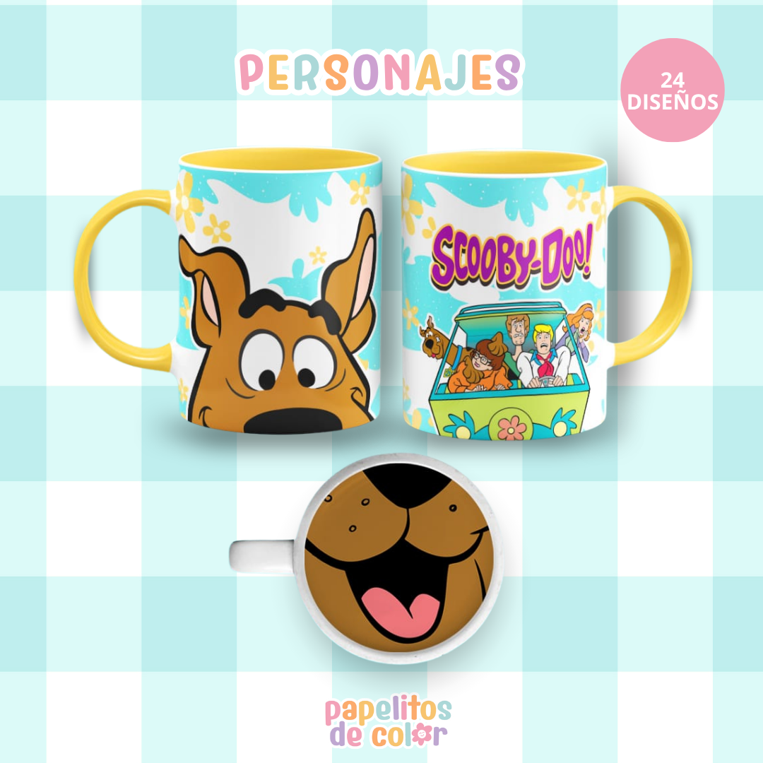 ☕✨ Diseños para Tazas – Personajes Variados 🎀📺