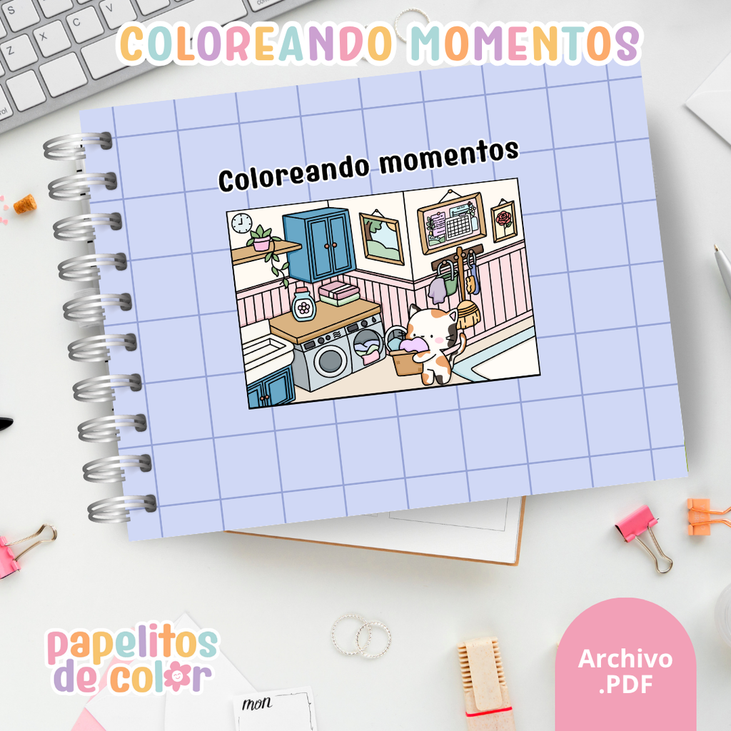 🎨 Libro para Pintar – Coloreando Momentos