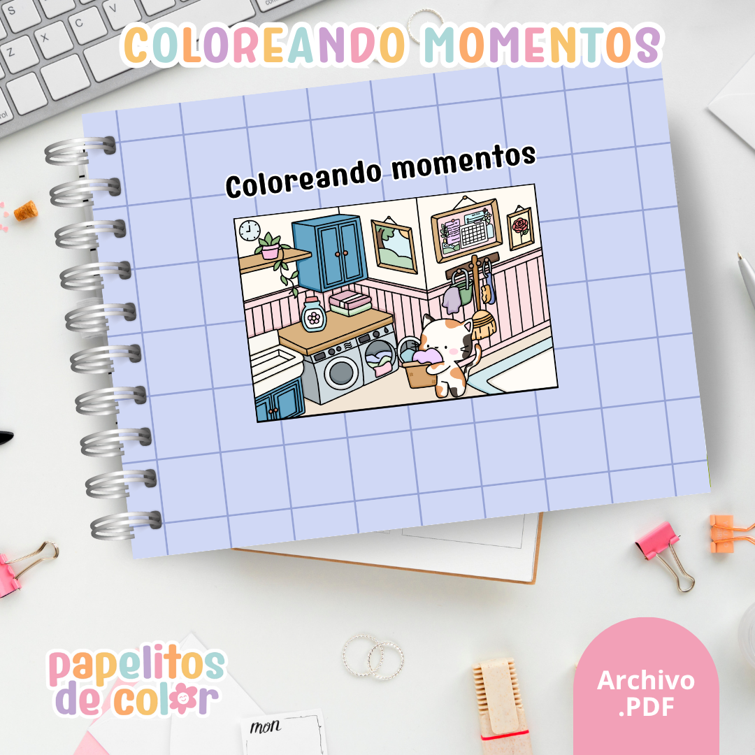 🎨 Libro para Pintar – Coloreando Momentos