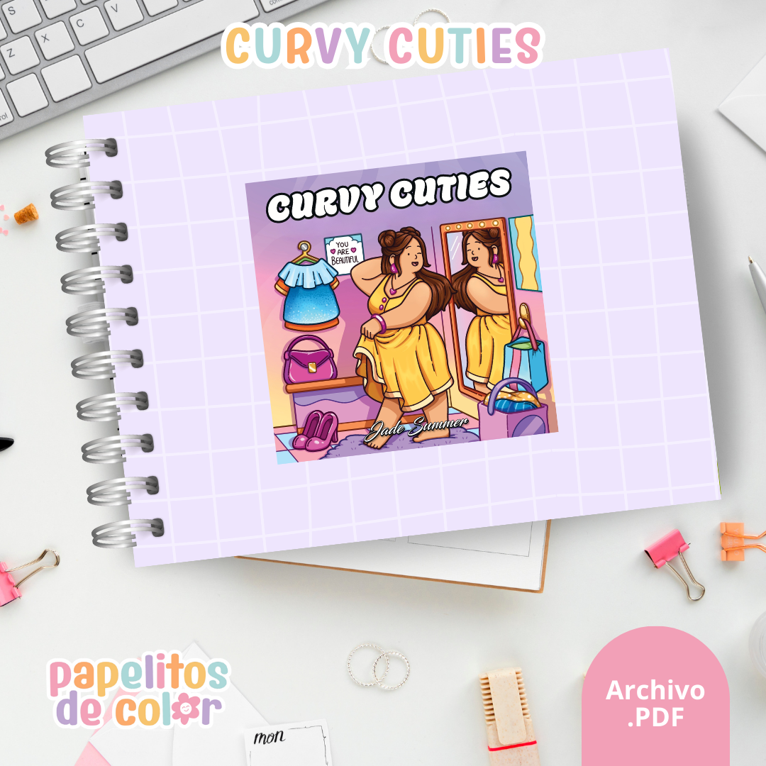 📚Libro para Pintar - Curvy Cuties  ✨