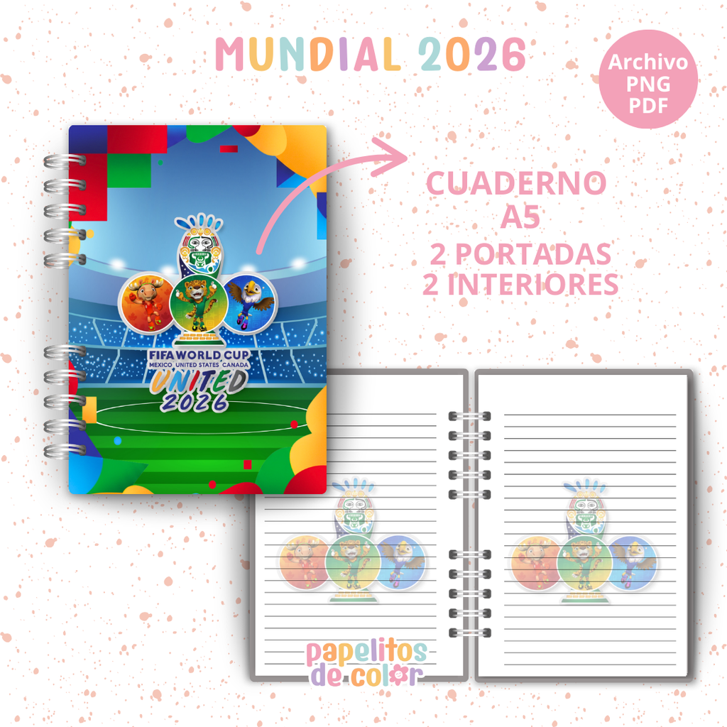 ⚽ Cuaderno Mundial ⚽
