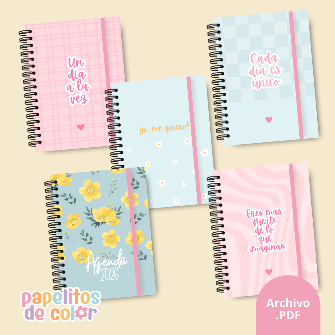 Pack 25 Portadas Agendas - Kit 1