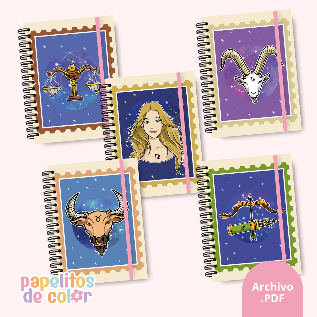 ✨ Pack de 42 Portadas Zodiacales