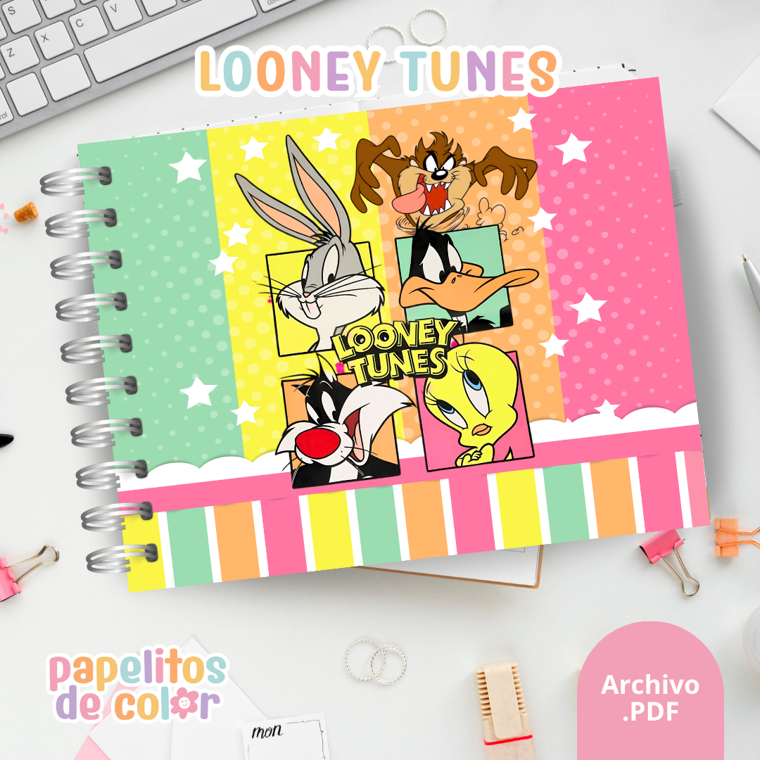 🎨 Libro para Pintar de Looney Tunes 🐰✨