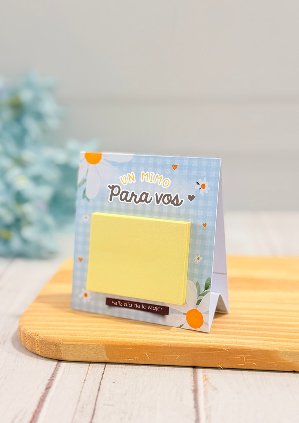 🌸 Porta Post It Día de la Mujer – Kit Flower 🌸📝