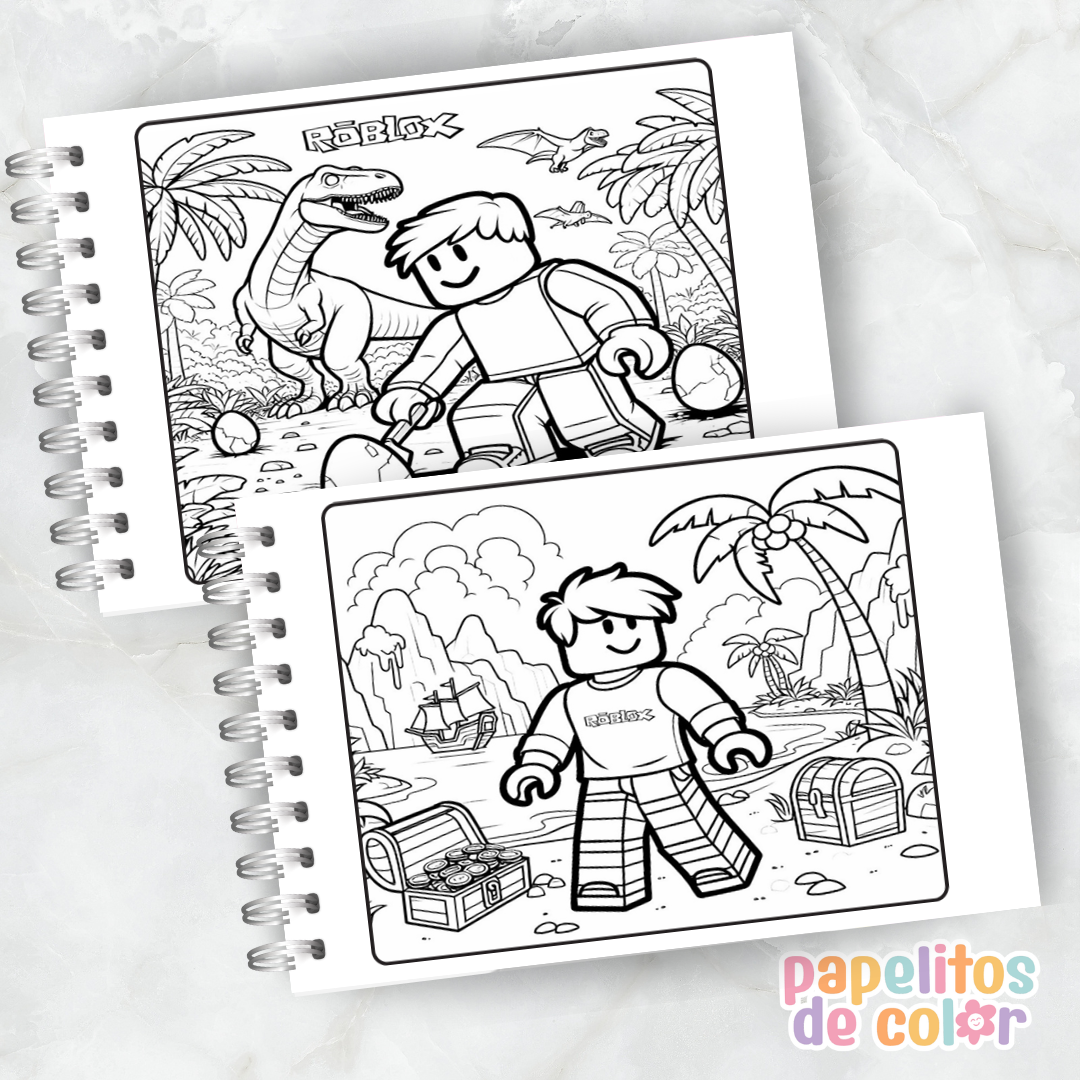 🎮🖍️ Libro para Pintar de Roblox 🎨✨