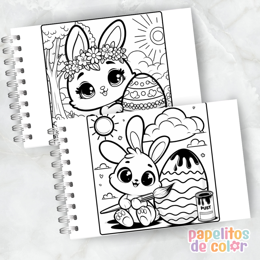 🐰✨ Libro para pintar de Pascuas✨🐰