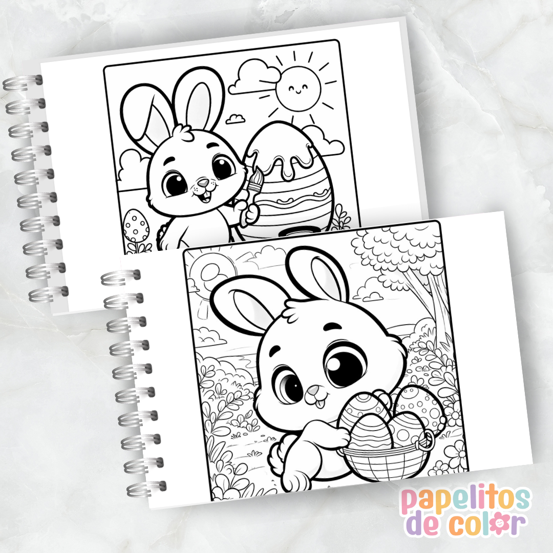 🐰✨ Libro para pintar de Pascuas✨🐰