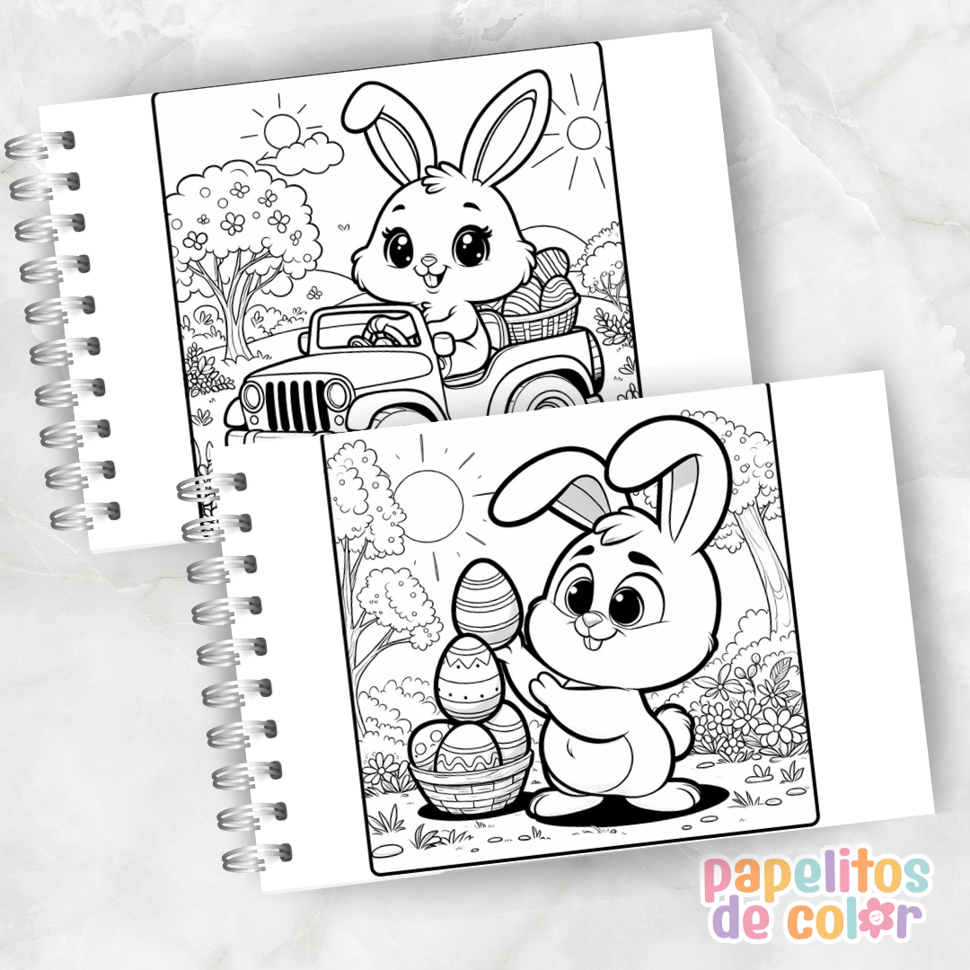 🐰✨ Libro para pintar de Pascuas✨🐰