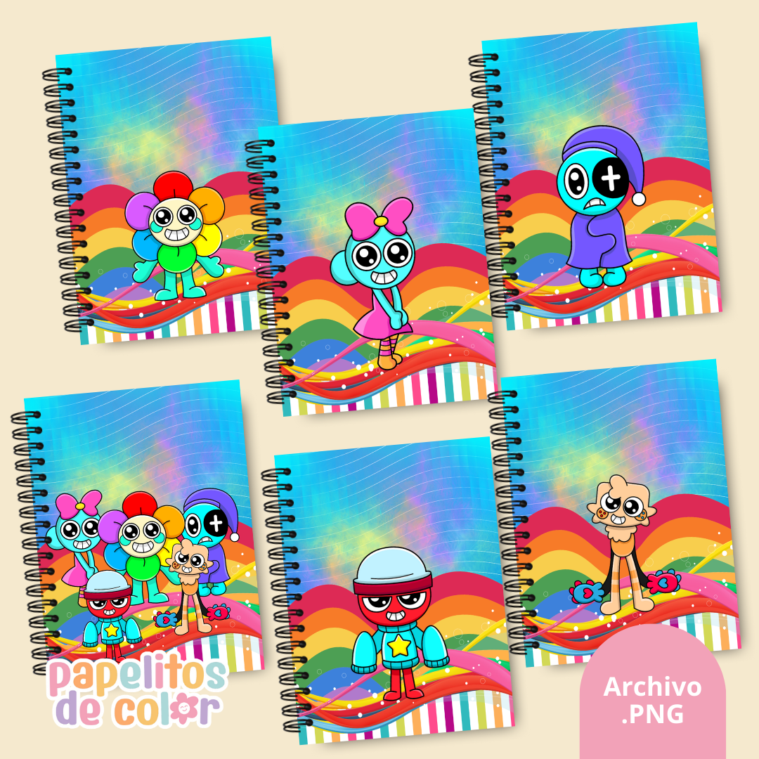 📚✨ Combo Portadas Personajes – Vol. 6 🎨💖