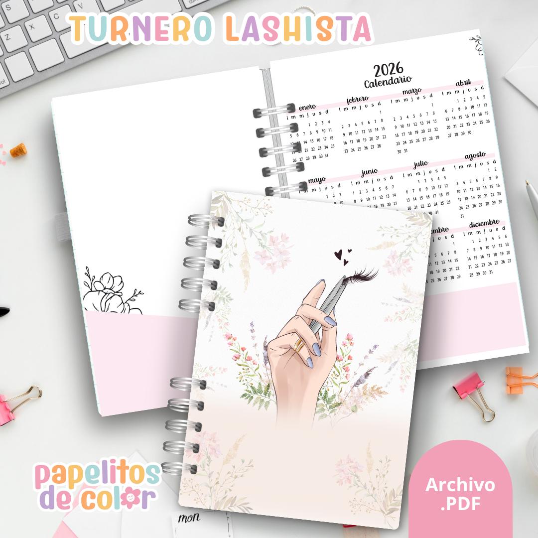 ✨ Turnero Profesional para Lashistas 2026 ✨