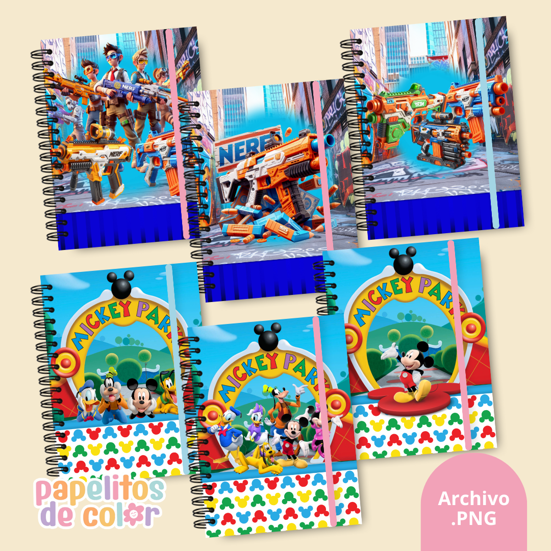 📚✨ Combo Portadas Personajes – Vol. 3 🎨💖