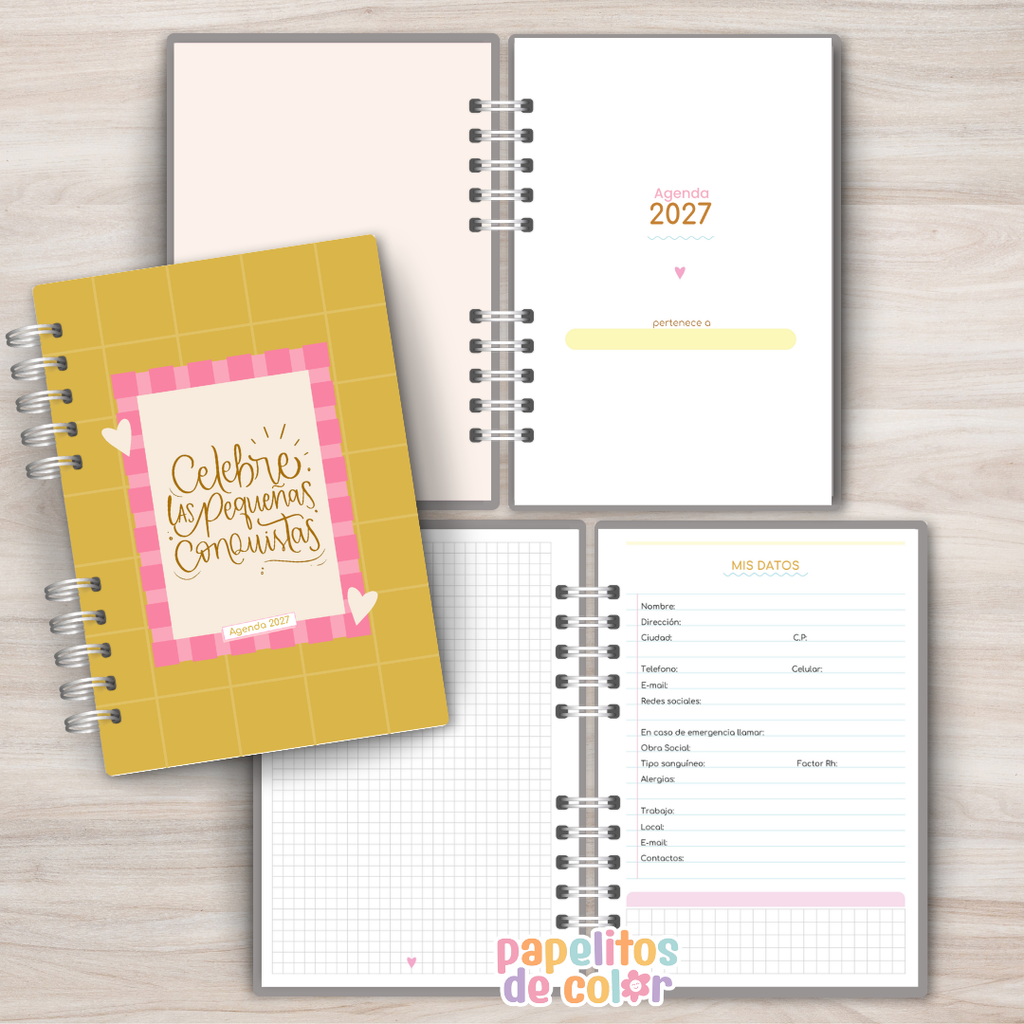 🌿✨ Agenda  Comforta  - Semanal 2027 📖💛