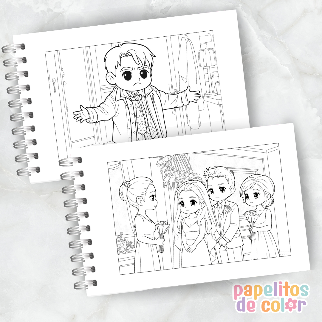 ☕🎶 Libro para pintar F.R.I.E.N.D.S 🛋️🎨