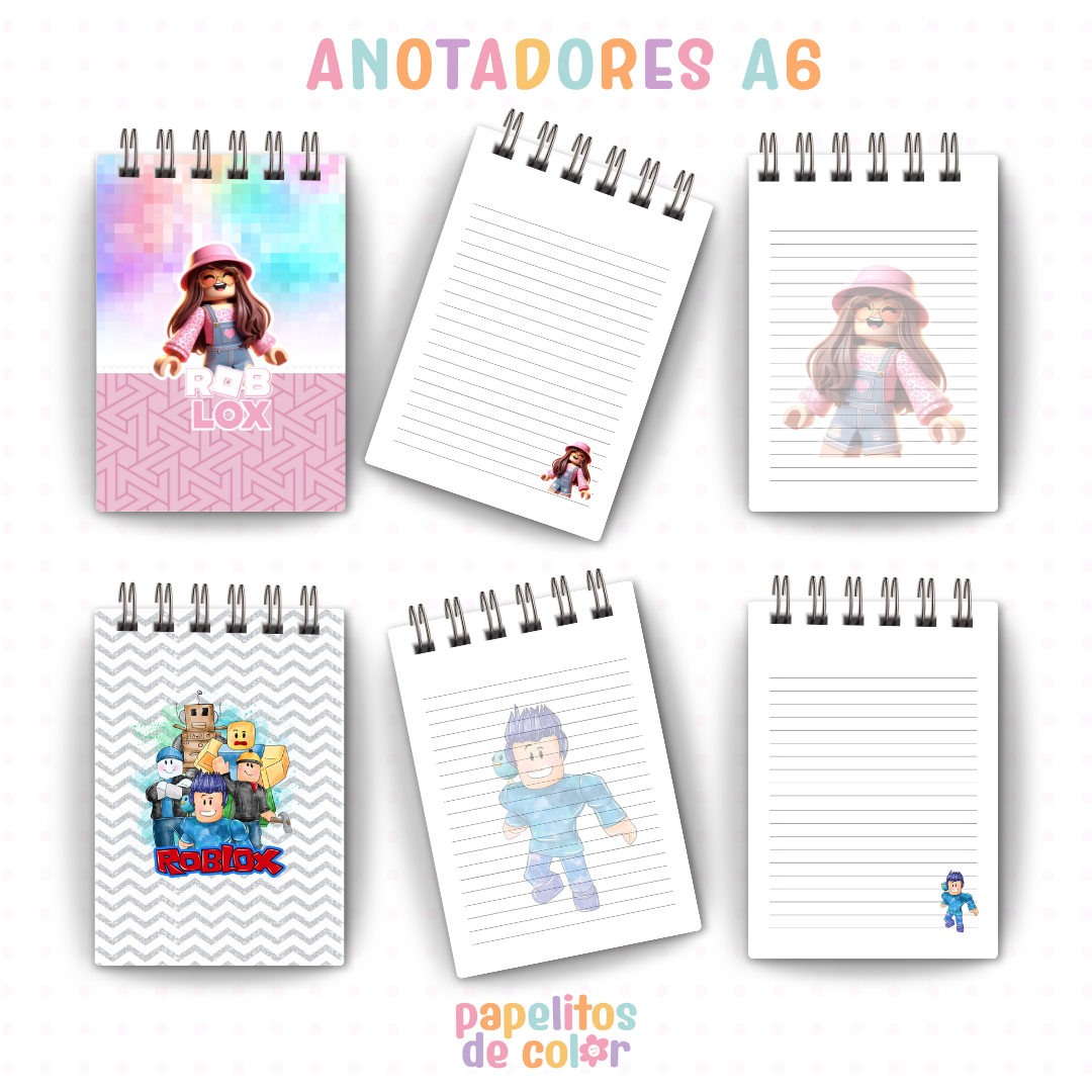 🎮📓 Cuadernos y Anotadores Roblox 📓🎮