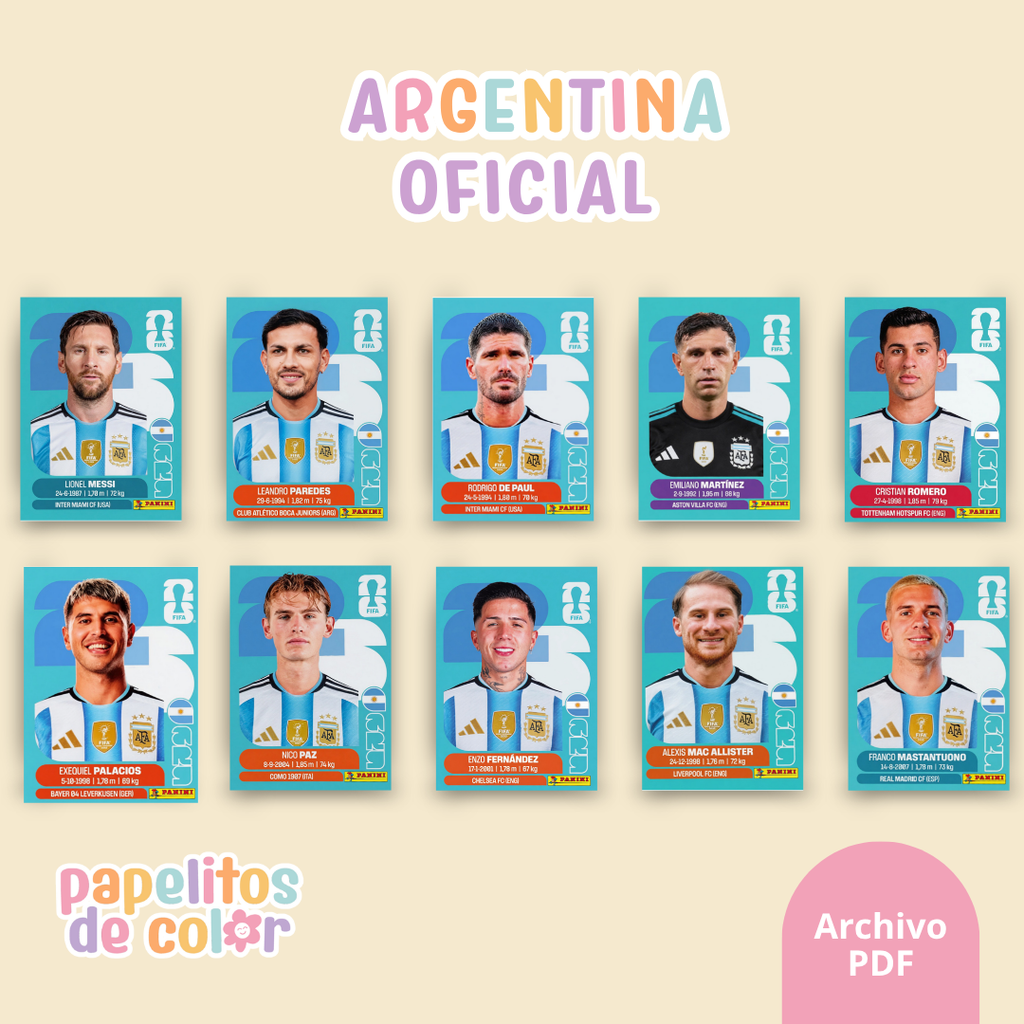 🌍 Figuritas Oficiales Mundial 2026 ⚽✨