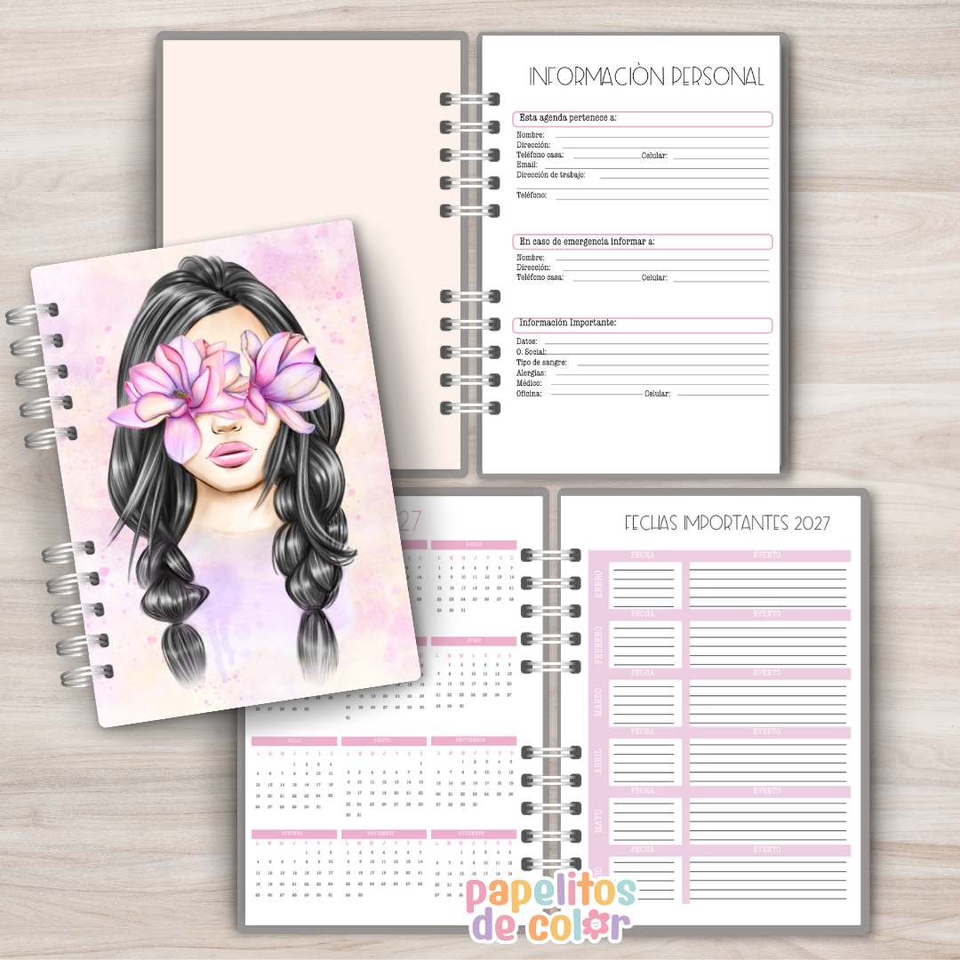 📖 Agenda Diaria Gimena 2027 💖