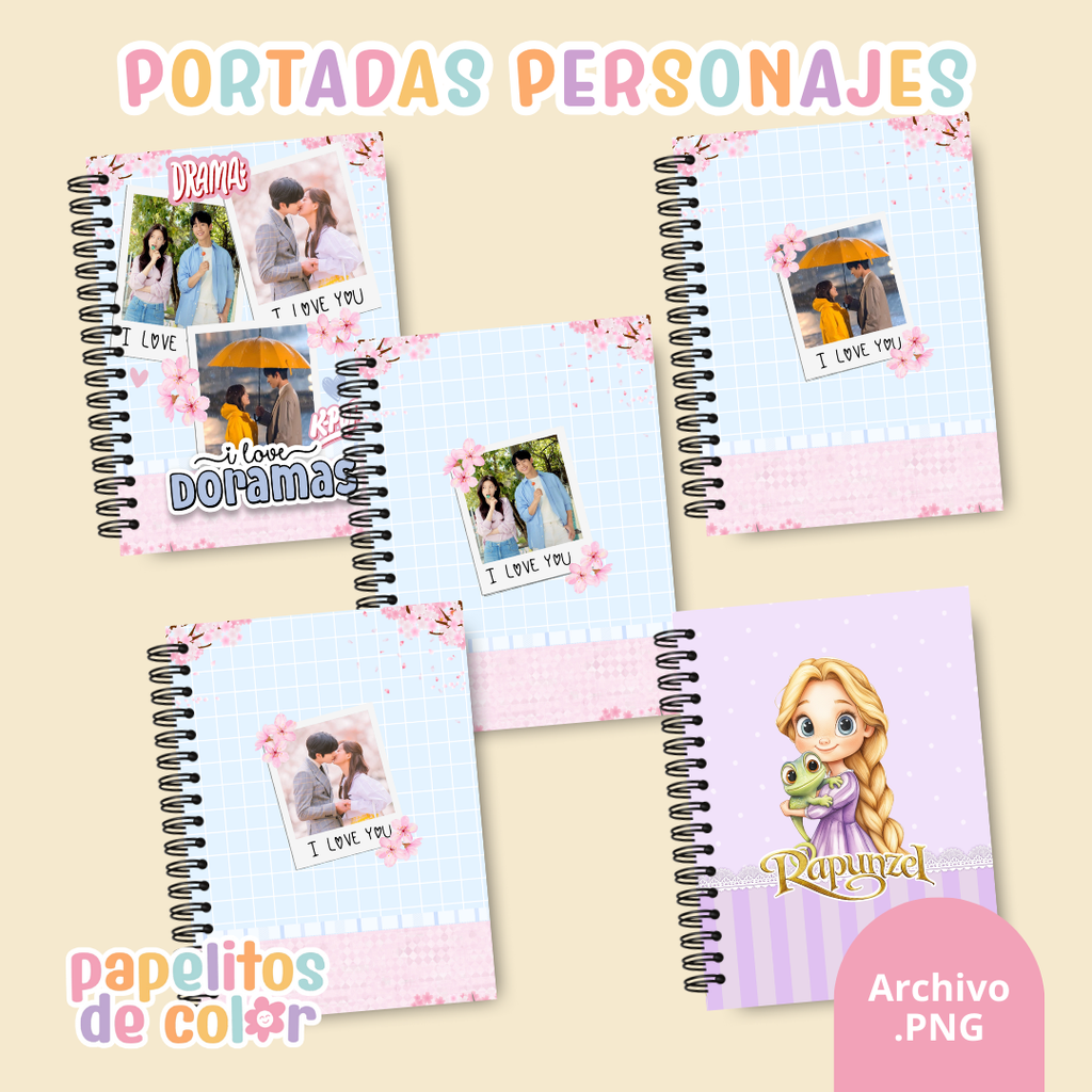 📚✨ Combo Portadas Personajes – Vol. 10 🦄🦖