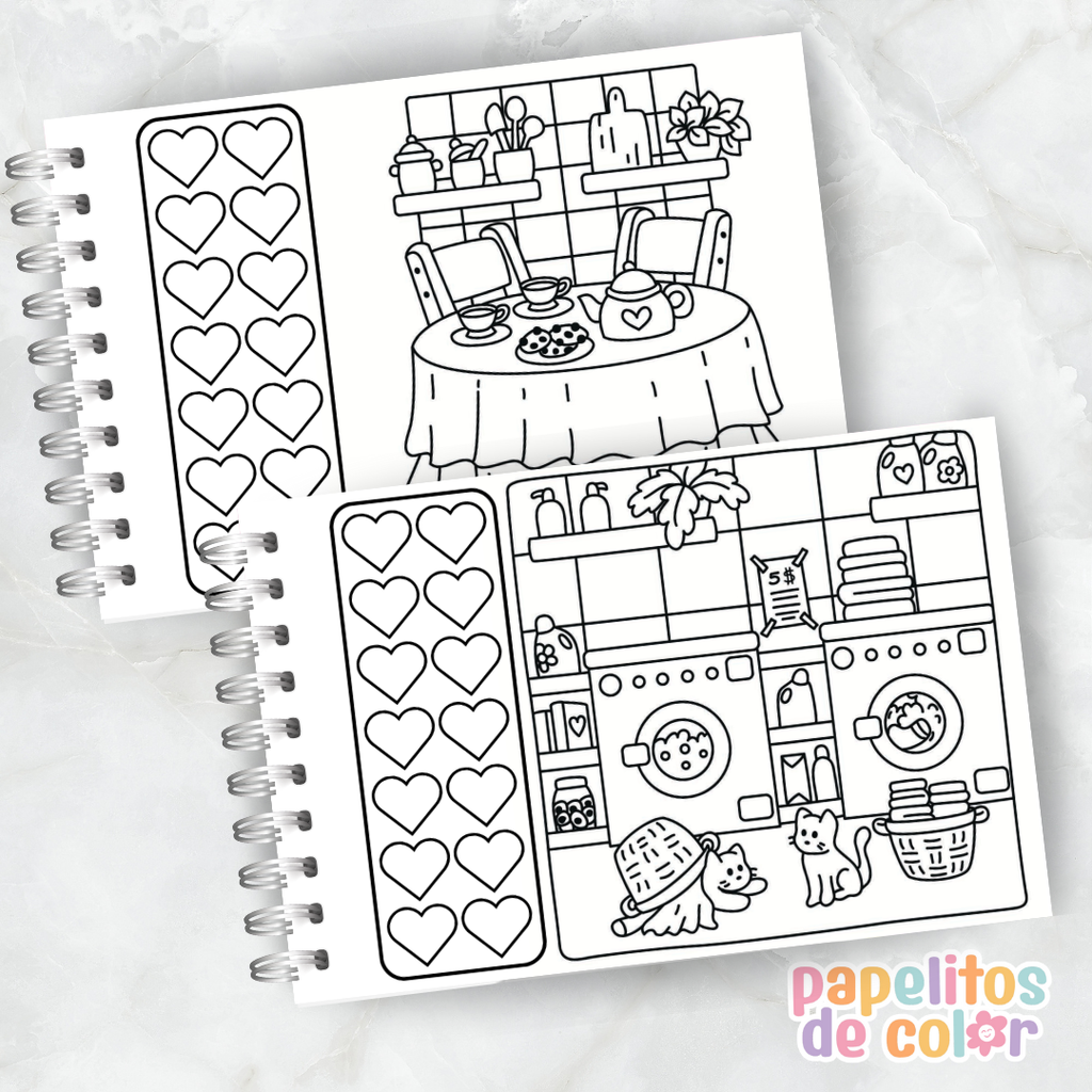 🎨 Libro para Pintar – Cozy Corners