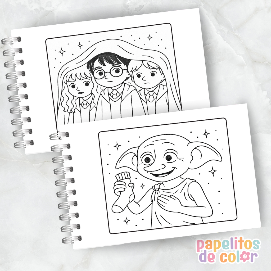 ⚡✨ Libro para pintar Harry Potter Vol. 2 ✨⚡
