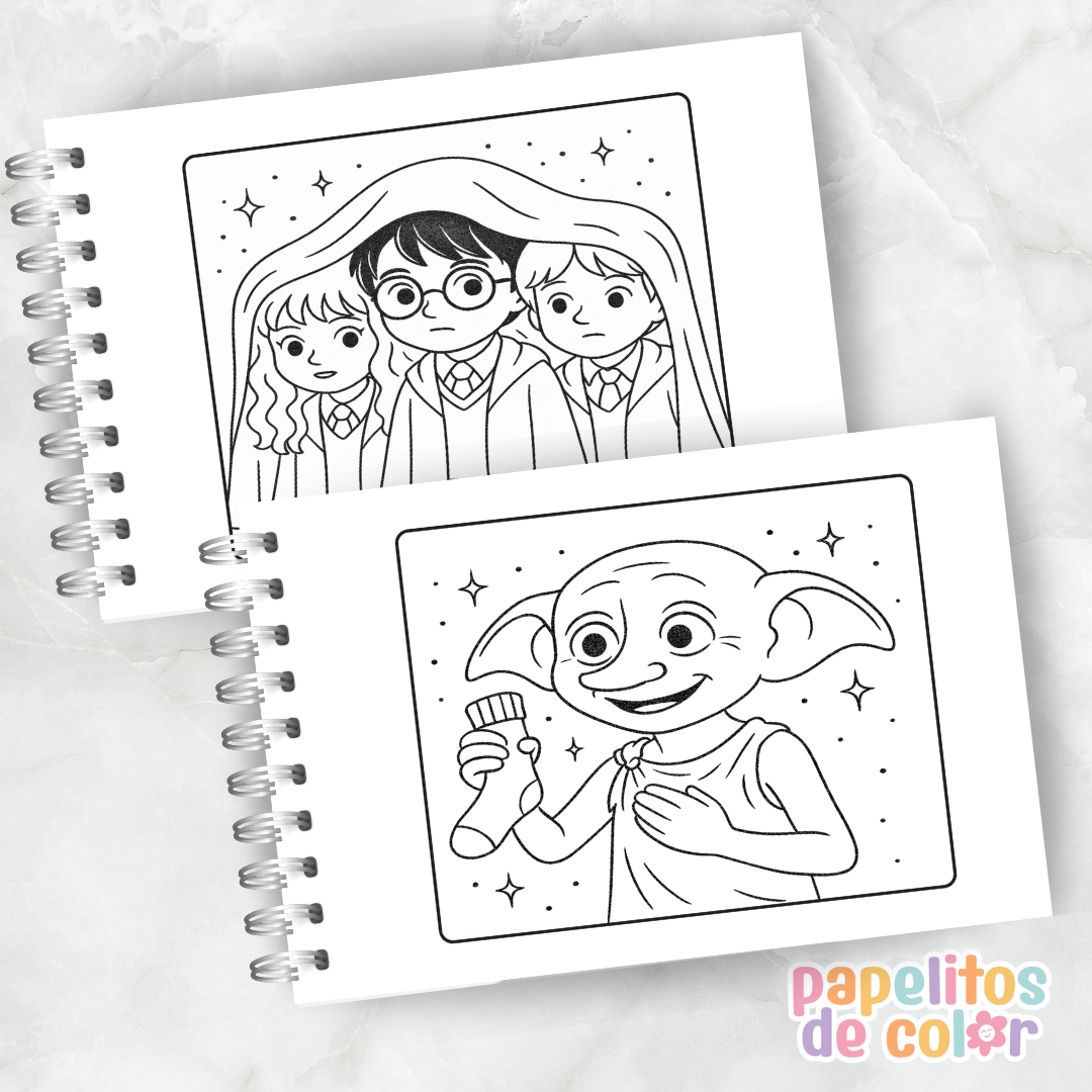 ⚡✨ Libro para pintar Harry Potter Vol. 2 ✨⚡