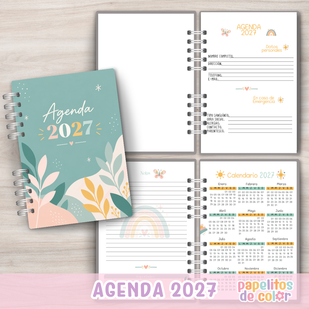 ✨ Agenda Delicatessen 2027 – Semanal 📖💖