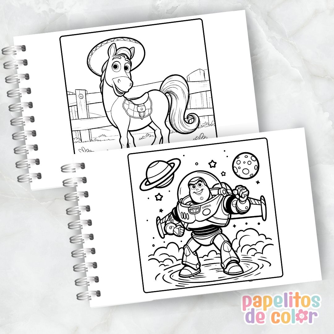 📚 Libro para Pintar Toy Story🖍️