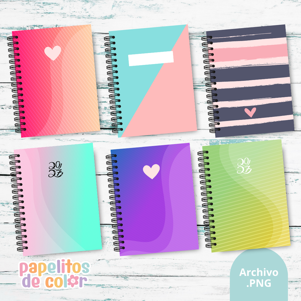 📒 Pack de 25 Portadas – Kit 43 ✨