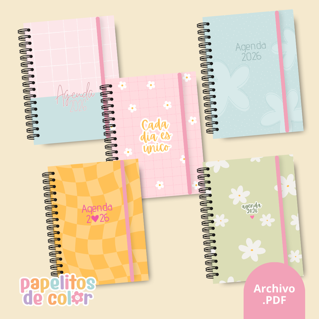 Pack 25 Portadas Agendas - Kit 2