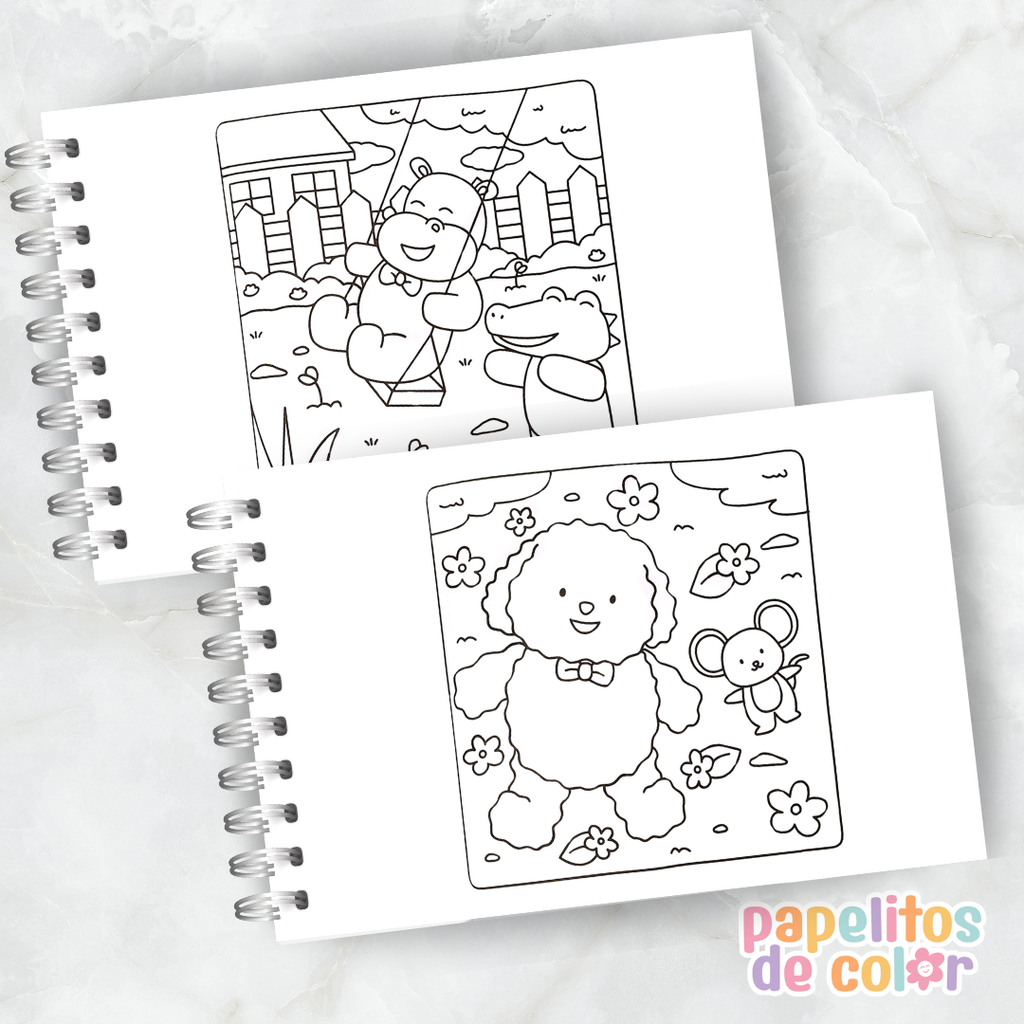 🤎🎨Libro para pintar Comfy Moments ☕🛋️✨