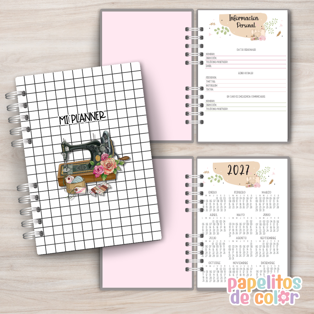 🧵Planner Perpetuo Costura ✂️✨