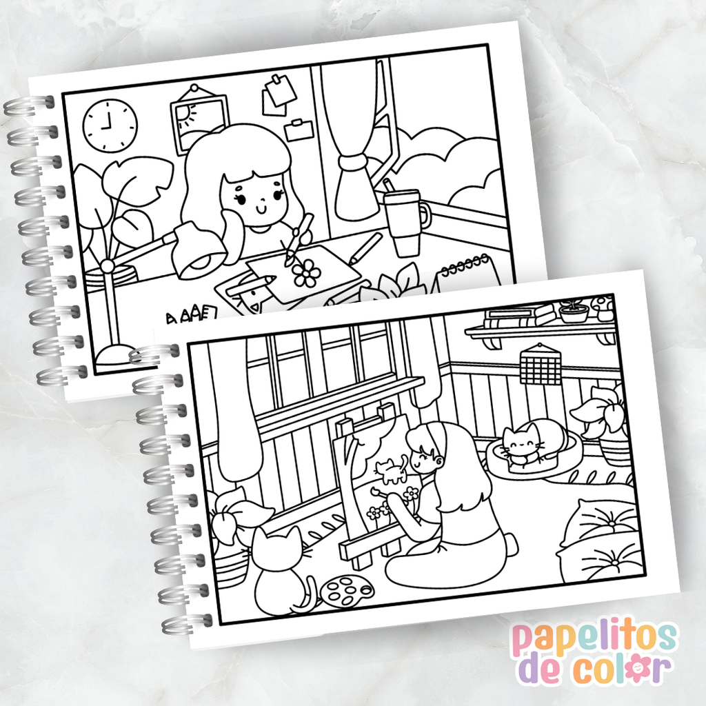 🎨 Libro para Pintar – Coloreando Momentos